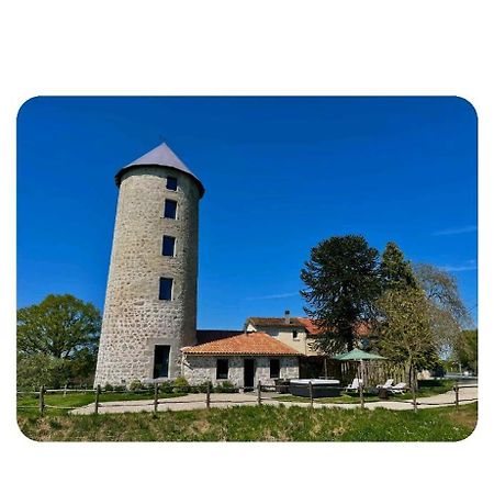 Neuvy-BouinLoue Ancien Moulin A Vent Avec Piscine Et Jacuzzi别墅 外观 照片
