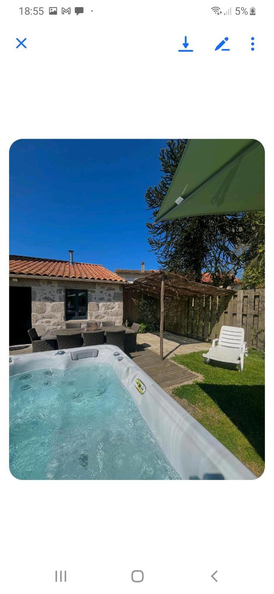 Neuvy-BouinLoue Ancien Moulin A Vent Avec Piscine Et Jacuzzi别墅 外观 照片